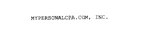 MYPERSONALCPA.COM, INC.