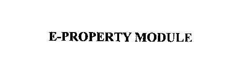 E-PROPERTY MODULE