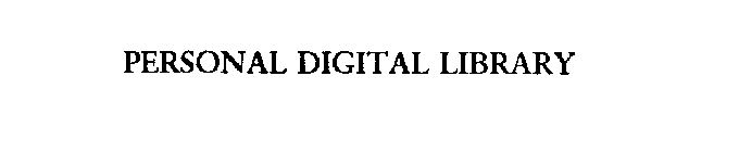 PERSONAL DIGITAL LIBRARY