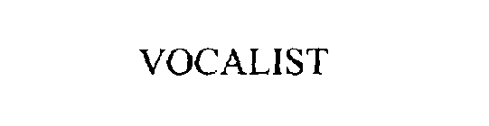 VOCALIST