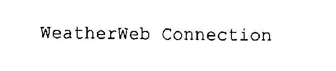 WEATHERWEB CONNECTION