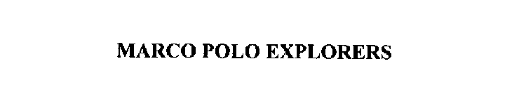 MARCO POLO EXPLORERS