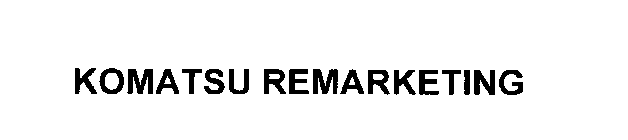 KOMATSU REMARKETING