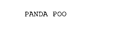 PANDA POO