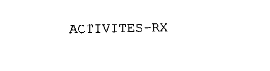 ACTIVITES-RX
