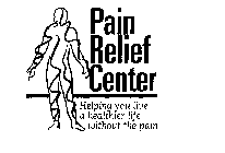 PAIN RELIEF CENTER HELPING YOU LIVE A HEALTHIER LIFE ... WITHOUT THE PAIN