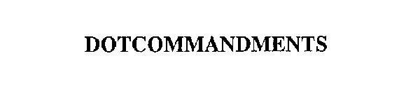 DOTCOMMANDMENTS