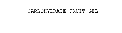 CARBOHYDRATE FRUIT GEL