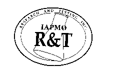 RESEARCH AND TESTING INC. IAPMO R&T