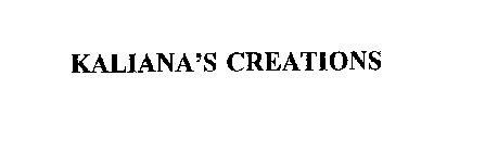 KALIANA'S CREATIONS