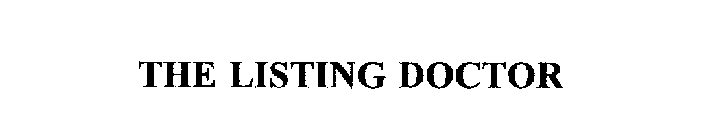 THE LISTING DOCTOR