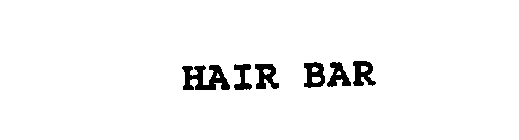 HAIR BAR