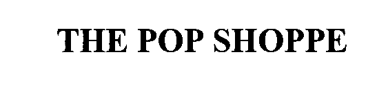 THE POP SHOPPE