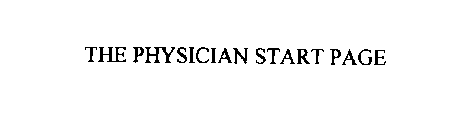 THE PHYSICIAN START PAGE