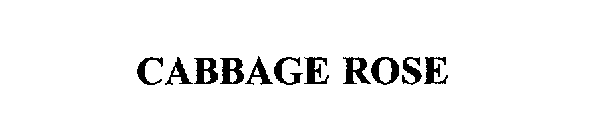 CABBAGE ROSE