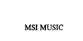 MSI MUSIC