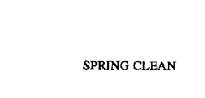 SPRING CLEAN