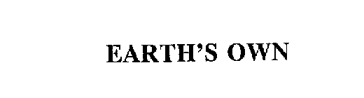 EARTH'S OWN
