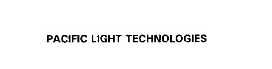 PACIFIC LIGHT TECHNOLOGIES