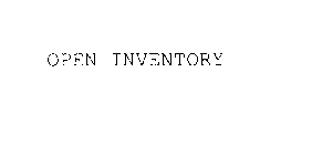 OPEN INVENTORY
