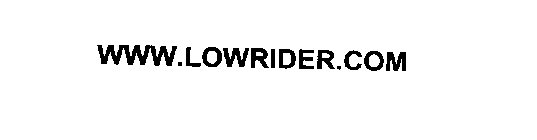 WWW.LOWRIDER.COM