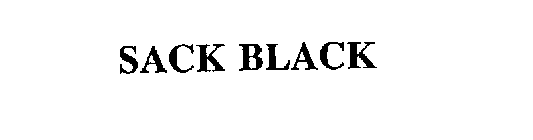 SACK BLACK