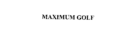MAXIMUM GOLF
