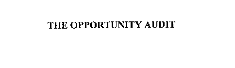 THE OPPORTUNITY AUDIT