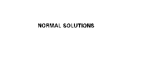 NORMAL SOLUTIONS