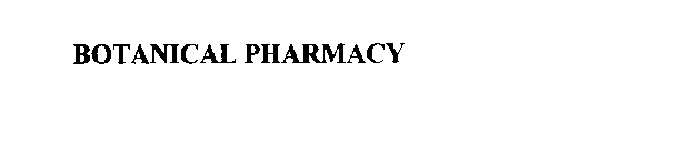 BOTANICAL PHARMACY