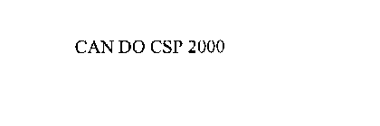 CAN DO CSP 2000