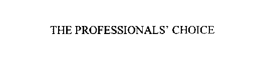 THE PROFESSIONALS' CHOICE