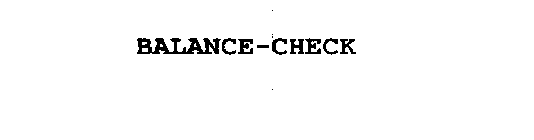 BALANCE-CHECK