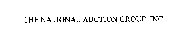 THE NATIONAL AUCTION GROUP, INC.