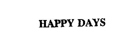 HAPPY DAYS