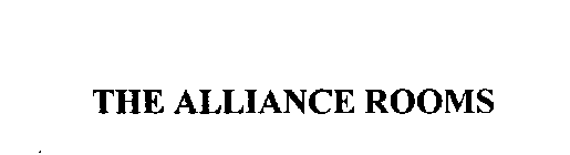 THE ALLIANCE ROOMS