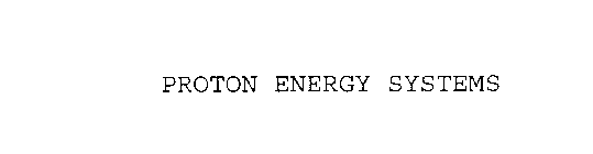 PROTON ENERGY SYSTEMS