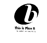 B THIS IS PLAN B [THE AGENCY ALTERNATIVE]