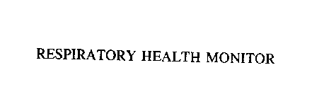 RESPIRATORY HEALTH MONITOR
