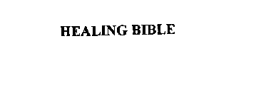 HEALING BIBLE