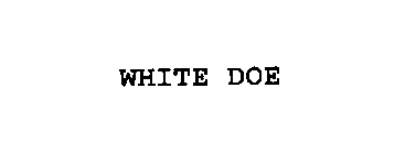 WHITE DOE