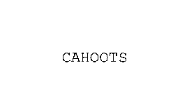 CAHOOTS