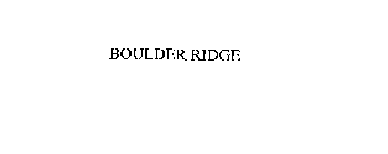 BOULDER RIDGE