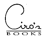 CIRO'S BOOKS