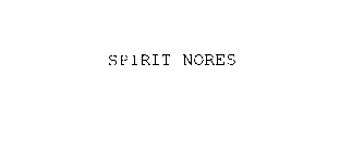 SPIRIT NOTES