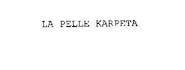 LA PELLE KARPETA