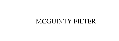 MCGUINTY FILTER