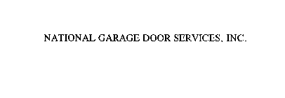 NATIONAL GARAGE DOOR SERVICES, INC.