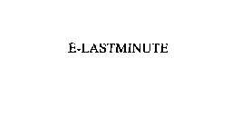 E-LASTMINUTE