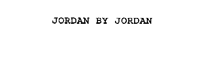 JORDAN BY JORDAN